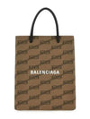 BB Monogram Mini Tote Bag Brown - BALENCIAGA - BALAAN 3