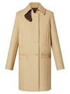 leather accent car coat 1AB782 - LOUIS VUITTON - BALAAN 2