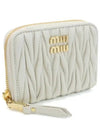 Matelasse Nappa Leather Coin Wallet White - MIU MIU - BALAAN 2