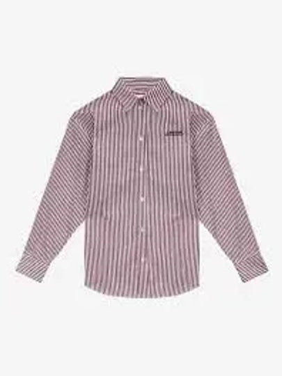 Fabrica Striped Long Sleeve Shirt Ecru Burgundy - ISABEL MARANT - BALAAN 2