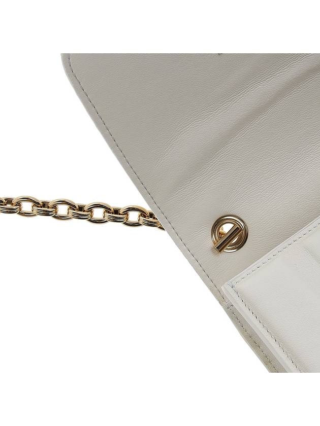 Ferragamo Women s New Gancini Chain Cross Bag 21 4971 OPTIC WHITE 0765519 - SALVATORE FERRAGAMO - BALAAN 8