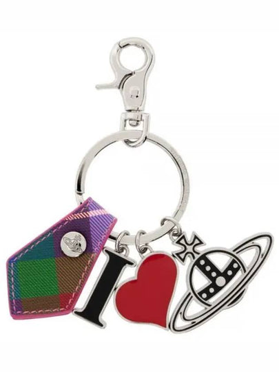 I Love ORB Keyring Silver - VIVIENNE WESTWOOD - BALAAN 2