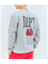 Logo Boxing Mercy Sweatshirt Gray DCS 2322 - GALLERY DEPT. - BALAAN 4