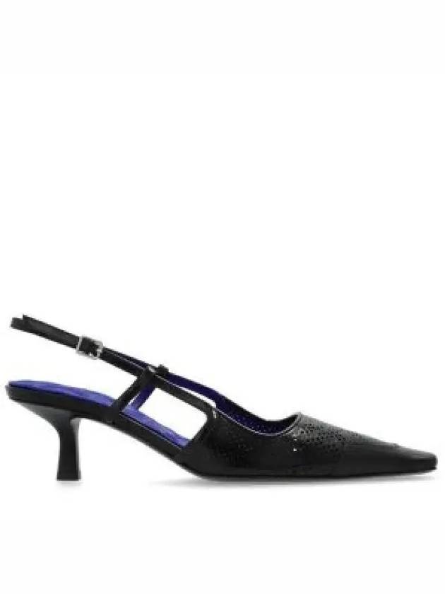 Chisel Slingback Heels Black - BURBERRY - BALAAN 2