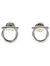 Gancini Earings Silver - SALVATORE FERRAGAMO - BALAAN 2