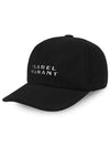 Embroidered Logo Base Ball Cap Black - ISABEL MARANT - BALAAN 6