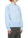 Alexandre Mateusi Long Sleeve Logo Chest Sweatshirt Blue - AMI - BALAAN 2