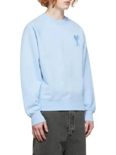 Alexandre Mateusi Long Sleeve Logo Chest Sweatshirt Blue - AMI - BALAAN 2