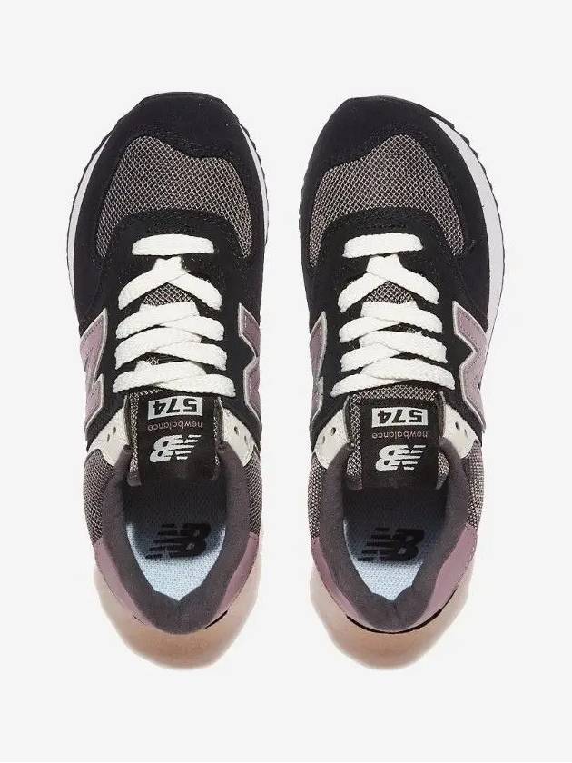 574+ Low Top Sneakers Black Pink - NEW BALANCE - BALAAN 3