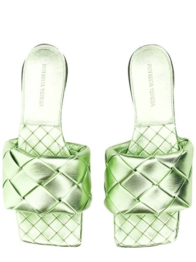 Lido Slippers Green - BOTTEGA VENETA - BALAAN 4