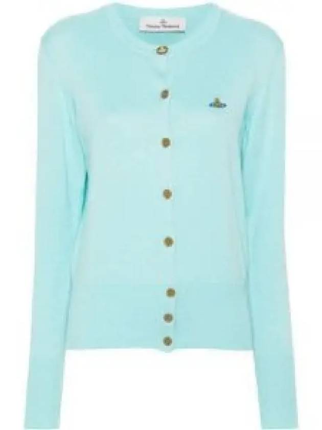 Bea Knit Cardigan Aqua - VIVIENNE WESTWOOD - BALAAN 2