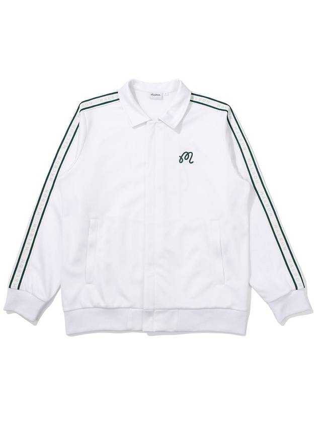 Jersey collar zip up track jacket OFF WHITE MAN - MALBON GOLF - BALAAN 1