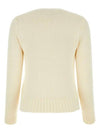 Flag Cotton Crew Neck Knit Top Cream - POLO RALPH LAUREN - BALAAN 3