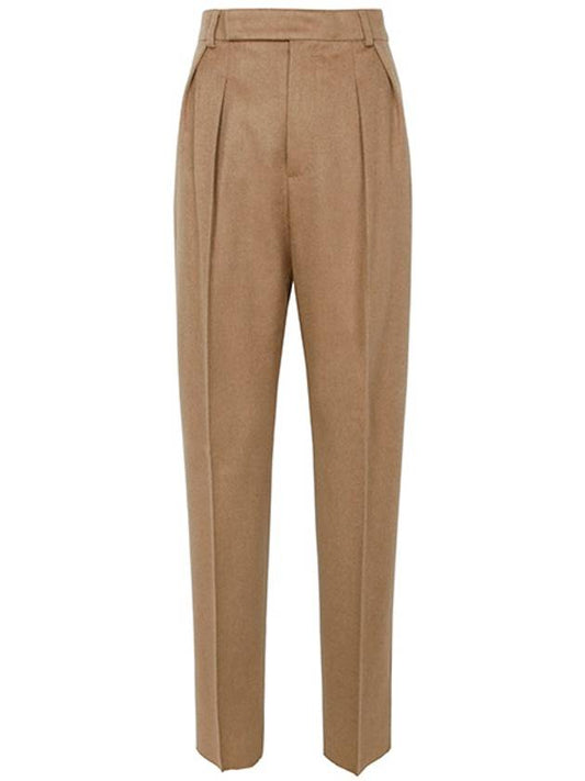 Camel Kefalos Wool Slacks 001 - MAX MARA - BALAAN 1