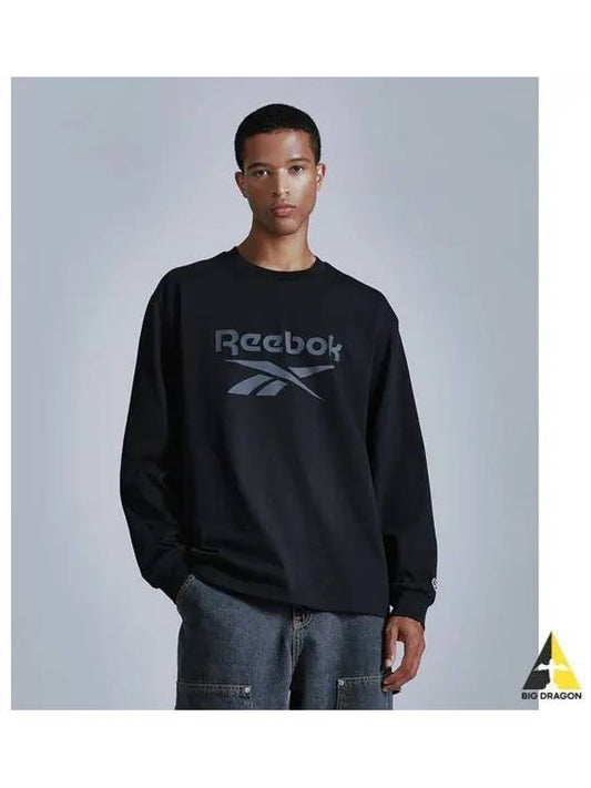 Vector Archive Long Sleeve Black - REEBOK - BALAAN 1