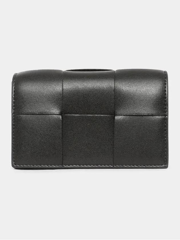 Business Card Wallet Black - BOTTEGA VENETA - BALAAN 3