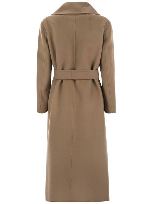 Libya Wool Single Coat Brown - S MAX MARA - BALAAN 3