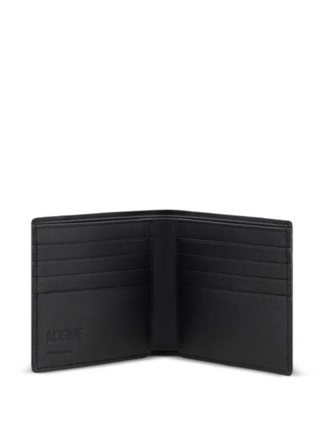 Men's Puzzle Bifold Classic Calfskin Half Wallet Black - LOEWE - BALAAN 3