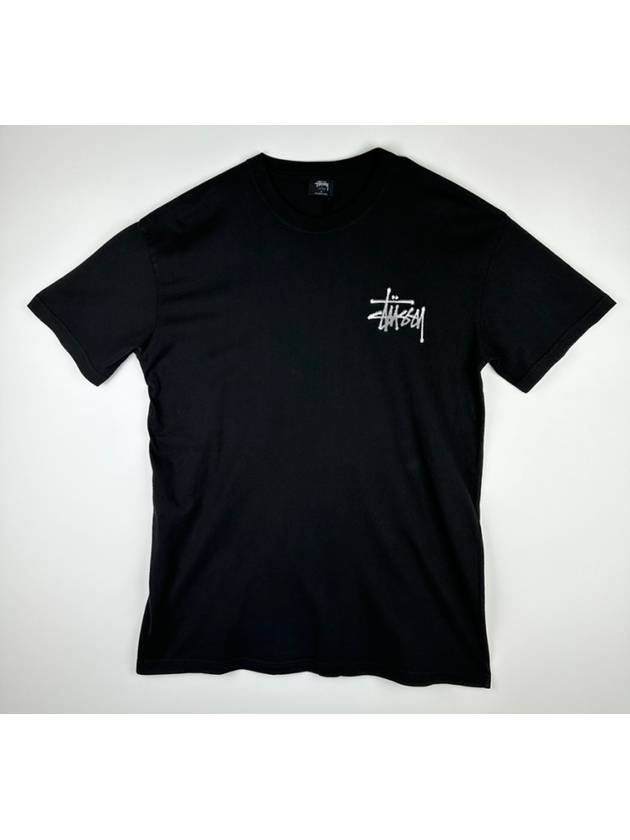 Surf Tomb 50 50 Short Sleeve T-Shirt Black - STUSSY - BALAAN 8