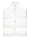 Button Padded Cotton Vest White - BOTTEGA VENETA - BALAAN 2