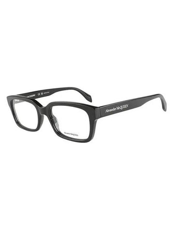 Glasses Frame AM0345O 001 Square Acetate Men Women Glasses - ALEXANDER MCQUEEN - BALAAN.