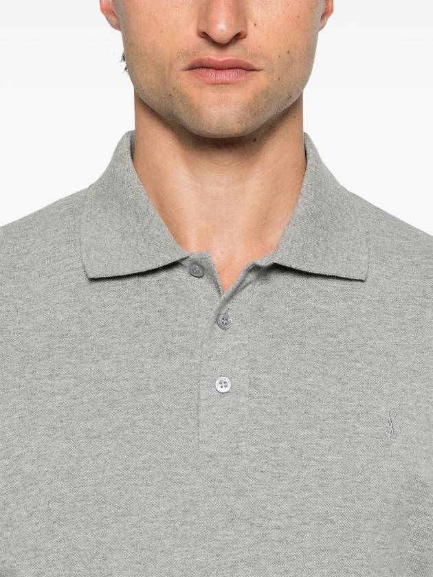 Saint Laurent  T-shirts and Polos Grey - SAINT LAURENT - BALAAN 5