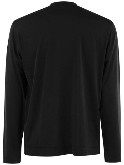 Extreme long-sleeved Giza cotton t-shirt - FEDELI - BALAAN 2