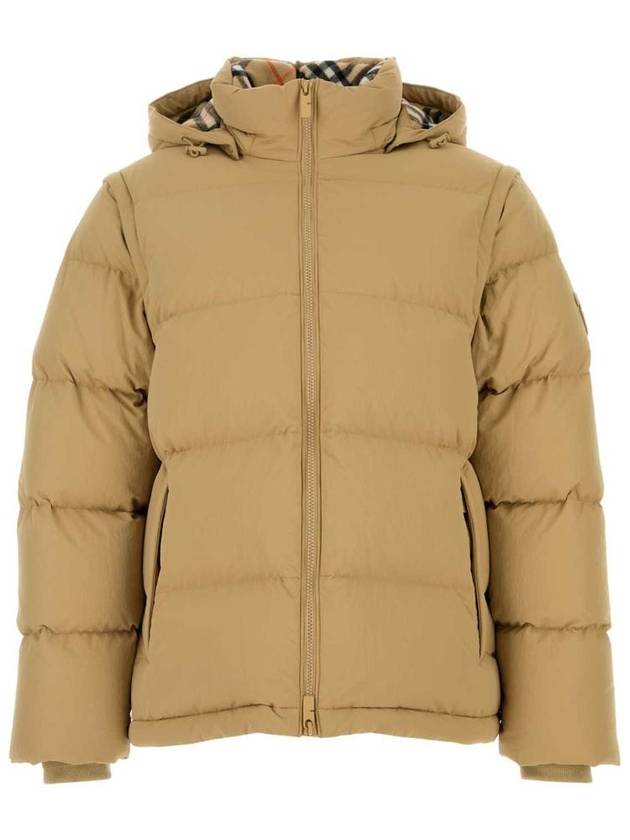 Bideford Detachable Sleeve Down Padded Flax - BURBERRY - BALAAN 2