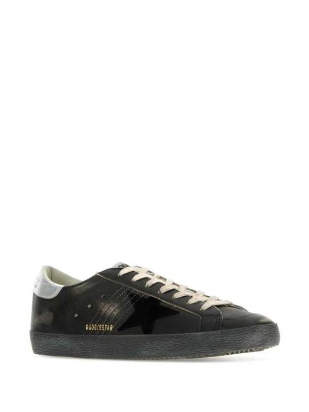 Superstar Silver Tab Low Top Sneakers Black - GOLDEN GOOSE - BALAAN 3