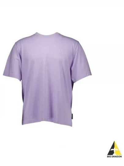 Logo Cotton Short Sleeve T-Shirt Purple - MOOSE KNUCKLES - BALAAN 2