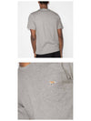 Baby Fox Patch Pocket Short Sleeve T-Shirt Grey Melange - MAISON KITSUNE - BALAAN 6