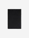 Saffiano Triangular Logo Flap Card Wallet Black - PRADA - BALAAN 3