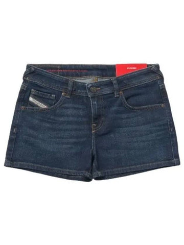 Lila Denim Shorts Pants Dark Blue - DIESEL - BALAAN 1