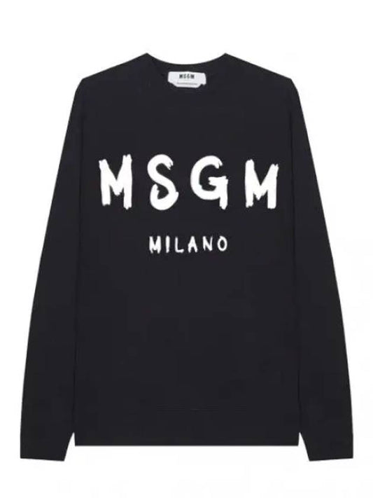 Brushed Logo Sweatshirt Men - MSGM - BALAAN 1