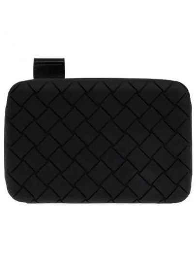 Tech Rubber Clutch Bag Black - BOTTEGA VENETA - BALAAN 2