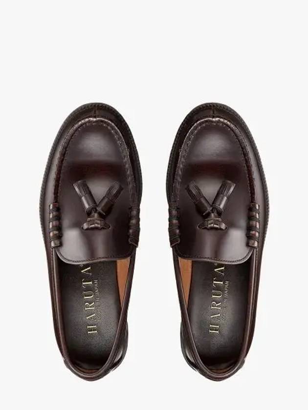 Men s cowhide tassel loafer HS 907 D BROWN - HARUTA - BALAAN 1