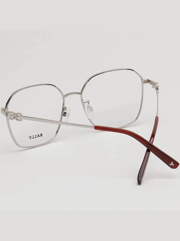 Glasses frame BY5072H 016 square silver frame light metal frame - BALLY - BALAAN 4