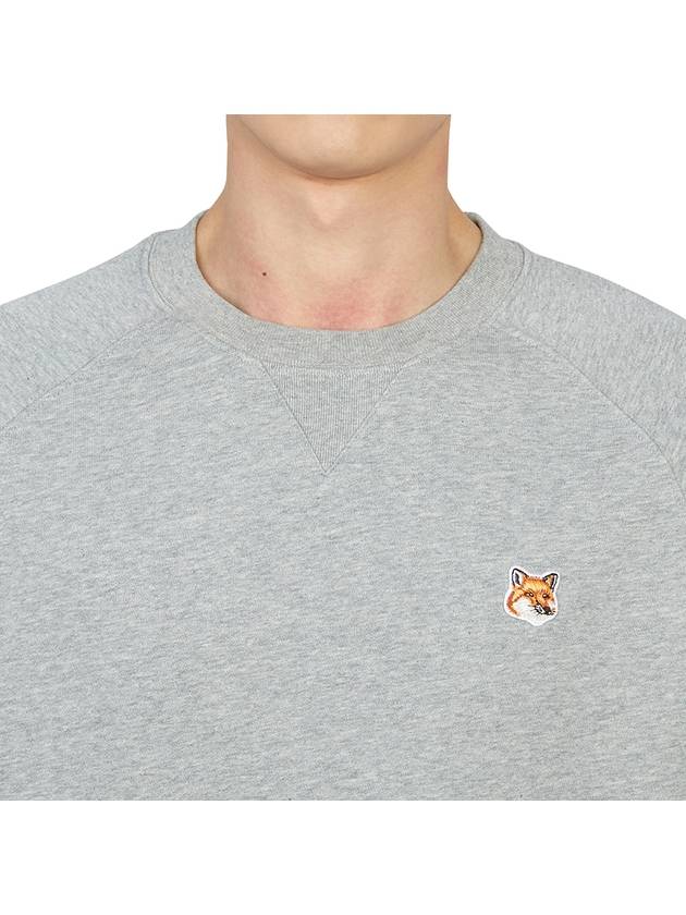 Fox Head Patch Classic Sweatshirt Grey Melange - MAISON KITSUNE - BALAAN 7