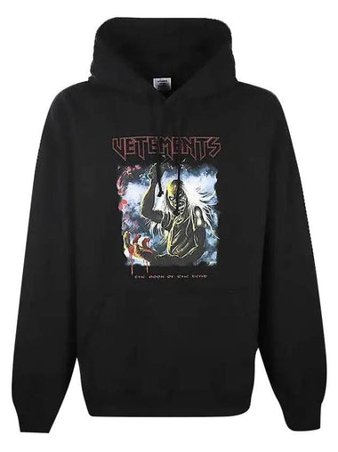 Bloody Logo Heavy Metal Hoodie Black - VETEMENTS - BALAAN 1