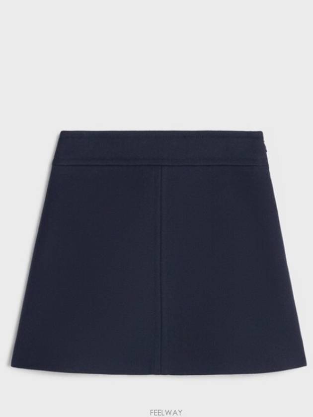 Trapeze Classic Fit A-Line Skirt Ink - CELINE - BALAAN 2