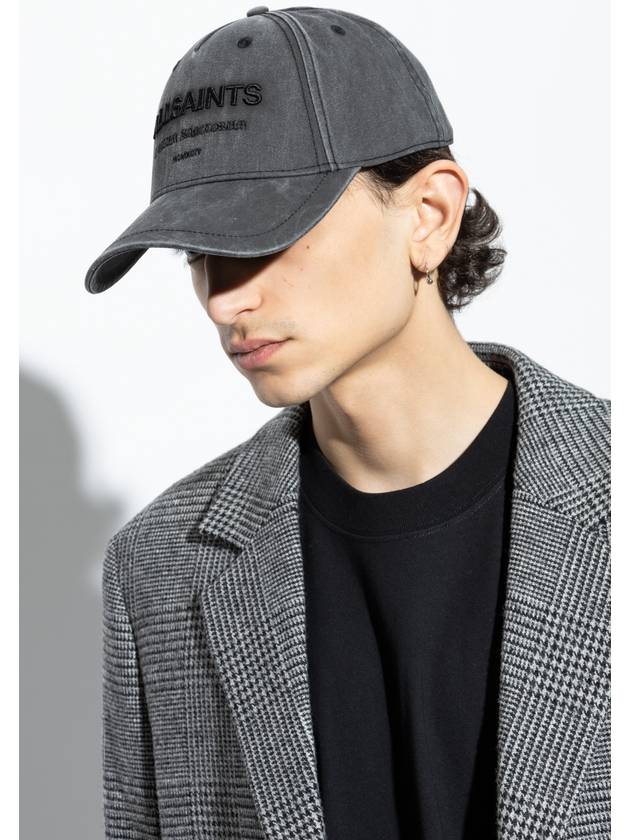 AllSaints Cap Gothic Underground Logo, Men's, Grey - ALLSAINTS - BALAAN 2