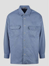 Overshirt Cotton Jacket Blue - DIOR - BALAAN 2