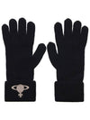 Logo Knit Gloves Black - VIVIENNE WESTWOOD - BALAAN 2