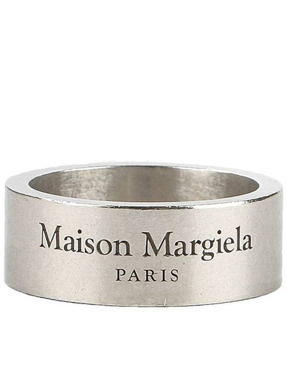 Engraved Logo Ring Silver - MAISON MARGIELA - BALAAN 2