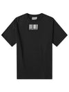 Vetements VTMNTS Rubber Barcode Patch Short Sleeve Black VL16TR120L - VETEMENTS - BALAAN 2