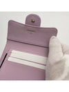 Classic Caviar Snap Flap Half Wallet Lavender AP0231 - CHANEL - BALAAN 6