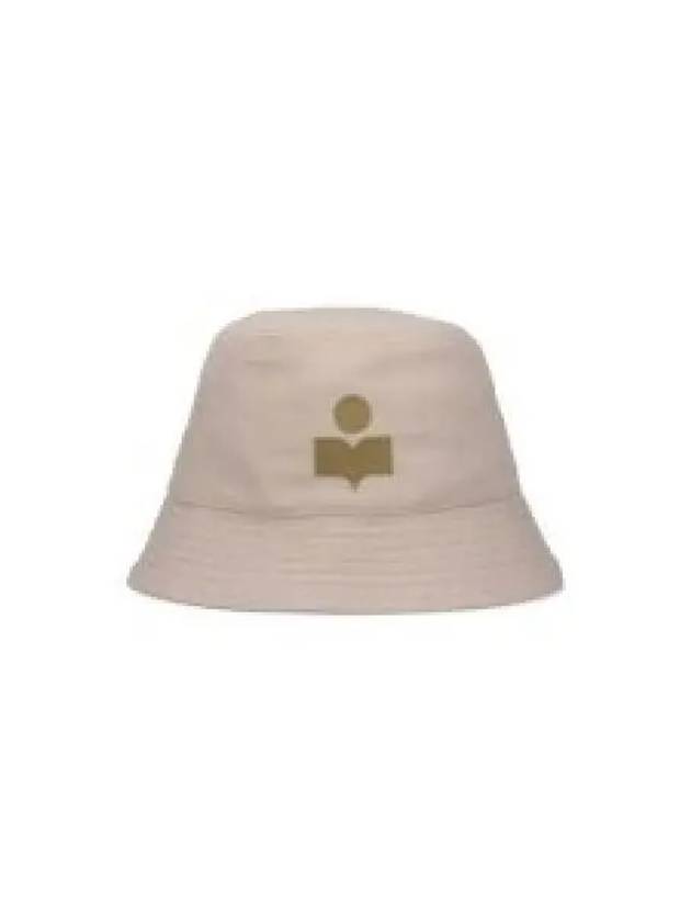 Haley Embroidered Logo Bucket Hat Beige - ISABEL MARANT - BALAAN 2