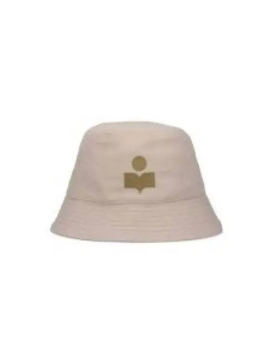 Haley Embroidered Logo Bucket Hat Beige - ISABEL MARANT - BALAAN 2