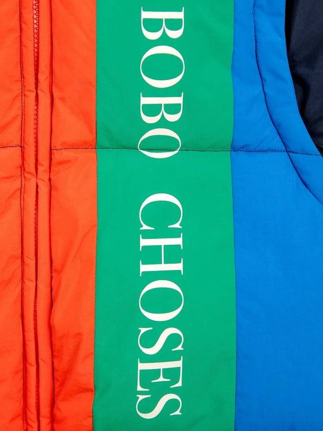 children s padding Bobo Choses color block padded anorak B224AC131 - BOBO CHOSES - BALAAN 4