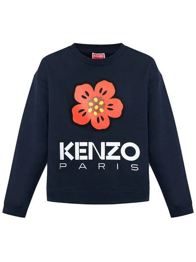 Boke Flower Sweatshirt Navy - KENZO - BALAAN 2